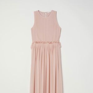 H&M blush pink maxi dress